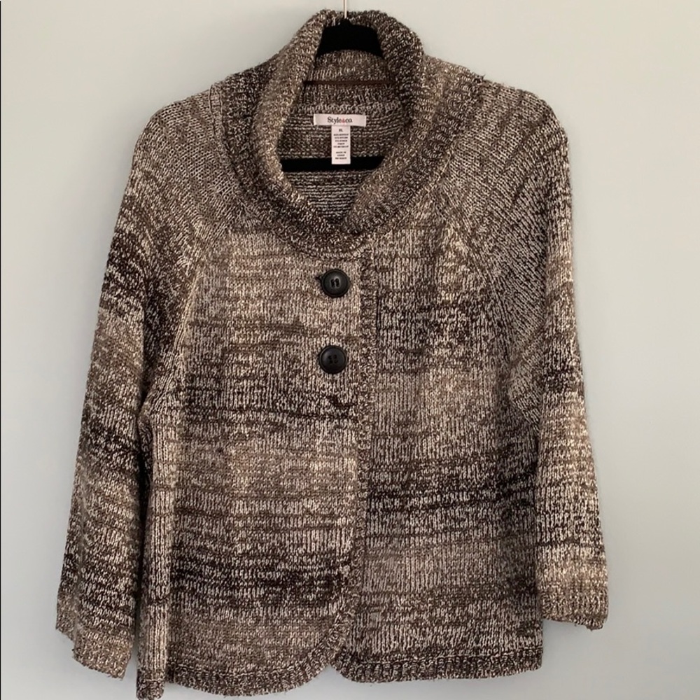 Style & Co collared sweater.